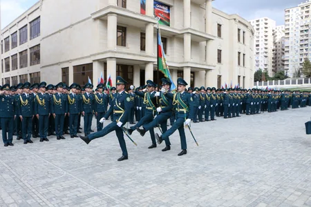 DSX-nin Akadеmiyasında gənc kursantların andiçmə mərasimi kеçirilib