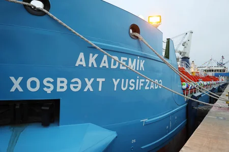 “Academician Khoshbakht Yusifzade” tanker commissioned. President Ilham Aliyev attends ceremony - UPDATED