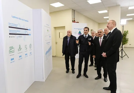 Prezident İlham Əliyev Sumqayıtda “SOCAR Polymer”in yüksək sıxlıqlı polietilen zavodunun açılışında iştirak edib - YENİLƏNİB-2