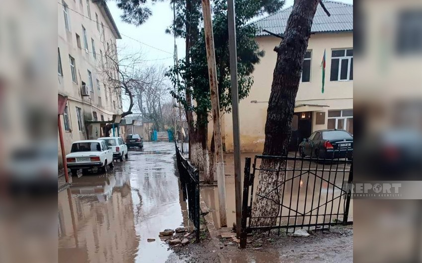 Cəlilabadda intensiv yağış fəsadlar törədib