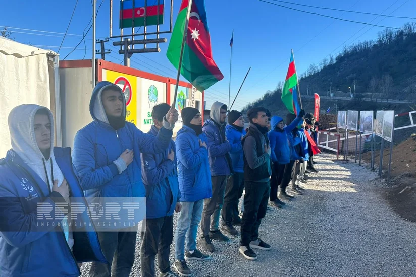 Экоакция на дороге Ханкенди-Лачын продолжается 125 дней, требования остаются неизменными