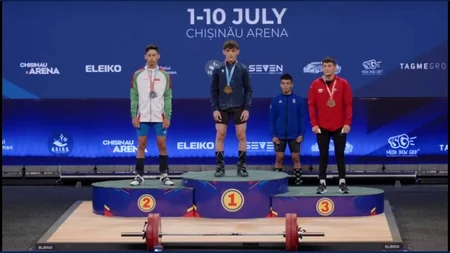 Azərbaycan ağırlıqqaldıranı Avropa birinciliyində üç medal qazanıb