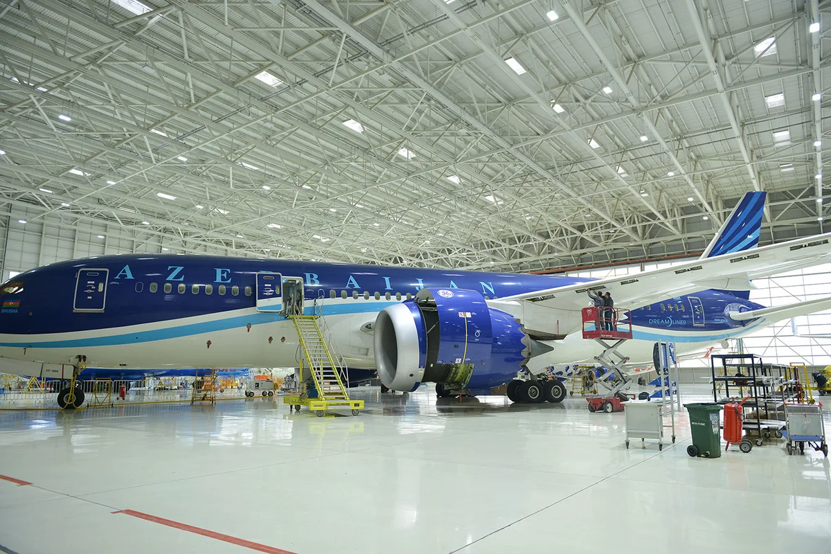 C-Check performed on Boeing 787-8 Dreamliner in Azerbaijan for first time in CIS