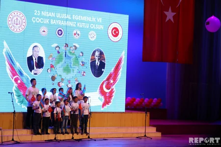 Bakıda Türkiyənin Milli Suverenlik və Uşaq Bayramı ilə əlaqədar tədbir keçirilib