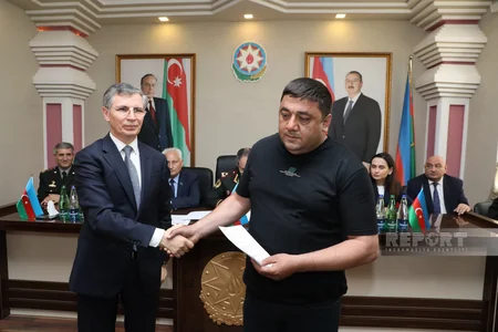 Əfv sərəncamı 17 saylı cəzaçəkmə müəssisəsində icra olunub, yeddi məhkum azad edilib