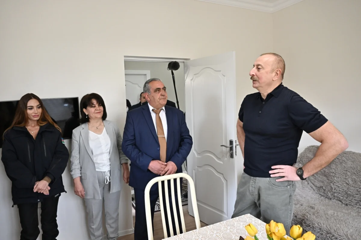 İlham Əliyev: Talış kəndində daha 178 ev tikiləcək