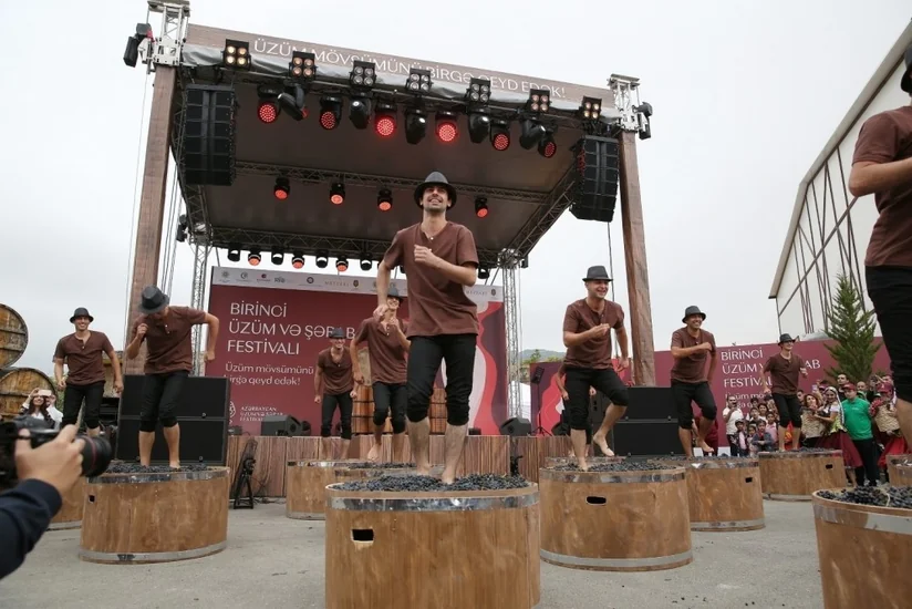 Şamaxıda I Azərbaycan Üzüm və Şərab Festivalının açılışı olub