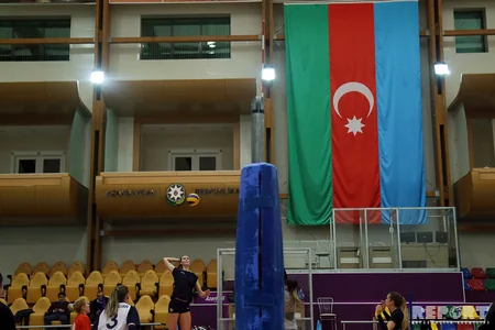 Voleybol üzrə qadınlardan ibarət Azərbaycan yığması İslamiadaya hazırlığı davam etdirir - FOTO
