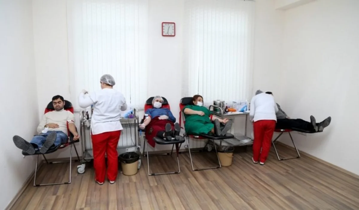 Dənizçilər qanvermə aksiyasında iştirak ediblər