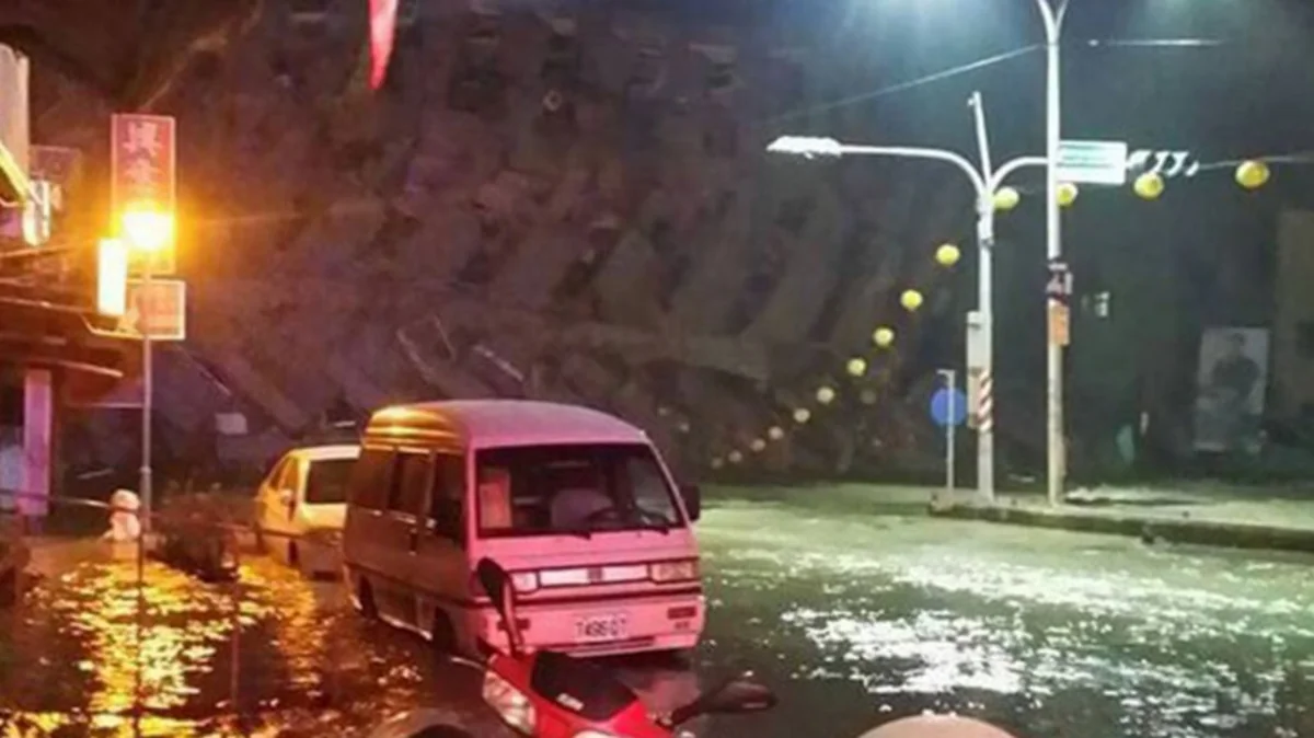​Tayvanda 6,7 bal gücündə zəlzələ dağıntılara səbəb olub - FOTO - VİDEO