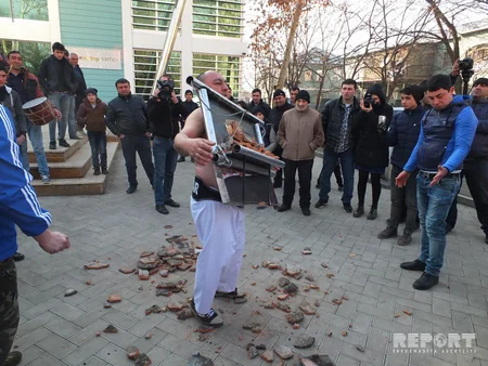 Azərbaycanlı pəhləvanlar Gürcüstanda yeni dünya rekordları qırıblar - FOTOREPORTAJ
