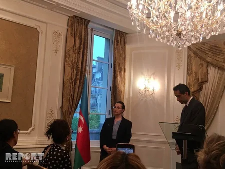 Parisdə Heydər Əliyevin anadan olmasının 96-cı ildönümünə həsr olunmuş tədbir keçirilib - FOTO