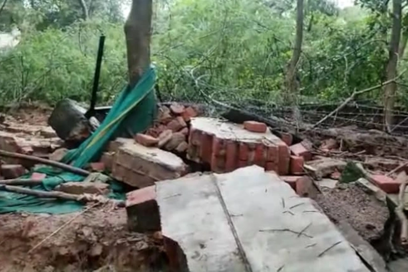 Hindistanda divarın uçması nəticəsində 9 nəfər ölüb