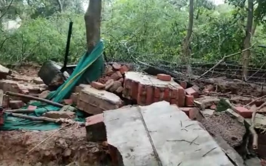 Hindistanda divarın uçması nəticəsində 9 nəfər ölüb