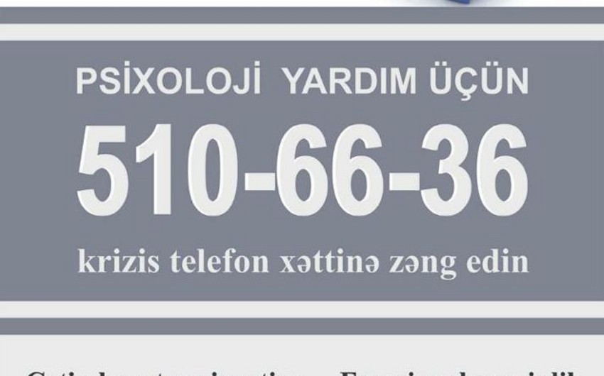 Krizis telefon xətti fəaliyyətini bərpa etdi