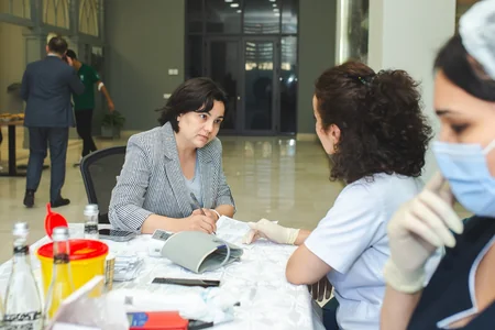Kənd Təsərrüfatı Nazirliyində qanvermə aksiyası keçirilib