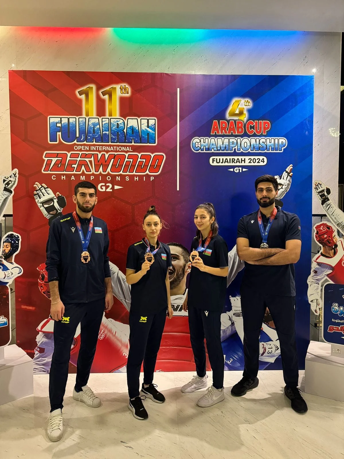 Azərbaycan taekvondoçuları beynəlxalq turnirdə 4 medal qazanıblar