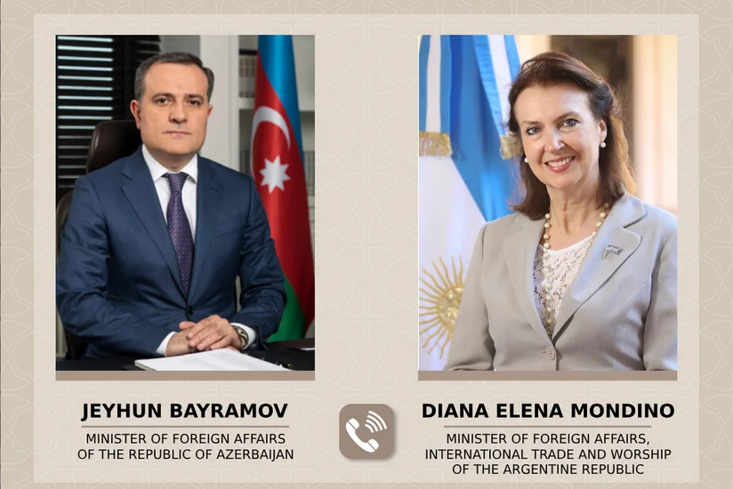 Главы МИД Азербайджана и Аргентины провели телефонный разговор