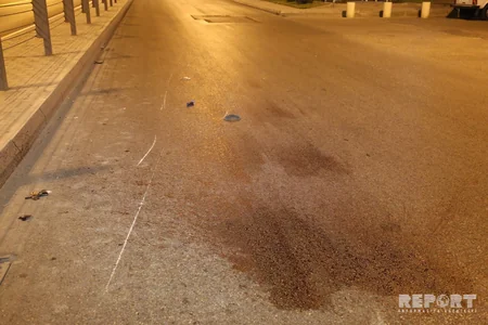 Bakıda motosiklet qəza törədib, 1 nəfər ölüb - FOTO