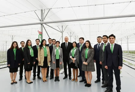 Prezident İlham Əliyev Tərəvəzçilik Elmi-Tədqiqat İnstitutunun açılışında iştirak edib - YENİLƏNİB