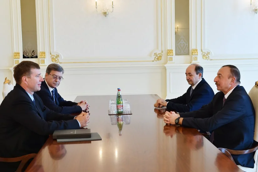 Президент Ильхам Алиев принял министра юстиции России