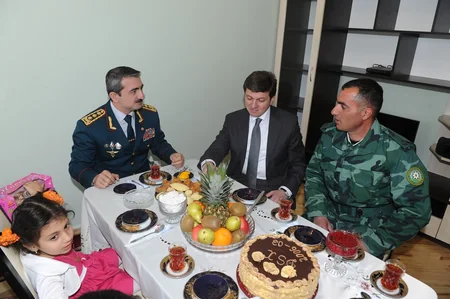 Azərbaycanın ən yüksək zirvəsində yeni sərhəd zastavasının açılışı olub - FOTO