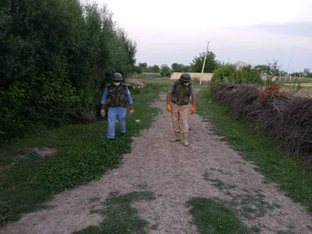 Bərdədə top mərmisi aşkarlandı