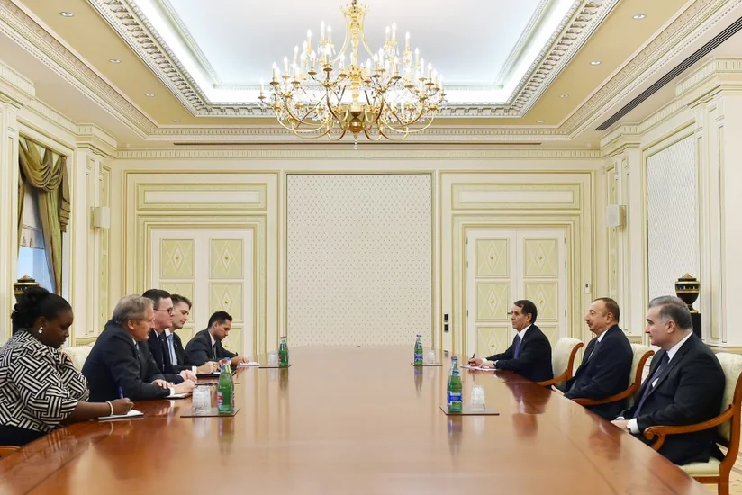 President Ilham Aliyev received representatives of U.S. Department of Commerce