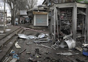Ukraynanın Berislav şəhərinin atəşə tutulması nəticəsində iki nəfər ölüb