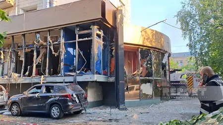 Rusiyanın kütləvi dron hücumuna məruz qalan Kiyevdən FOTOREPORTAJ