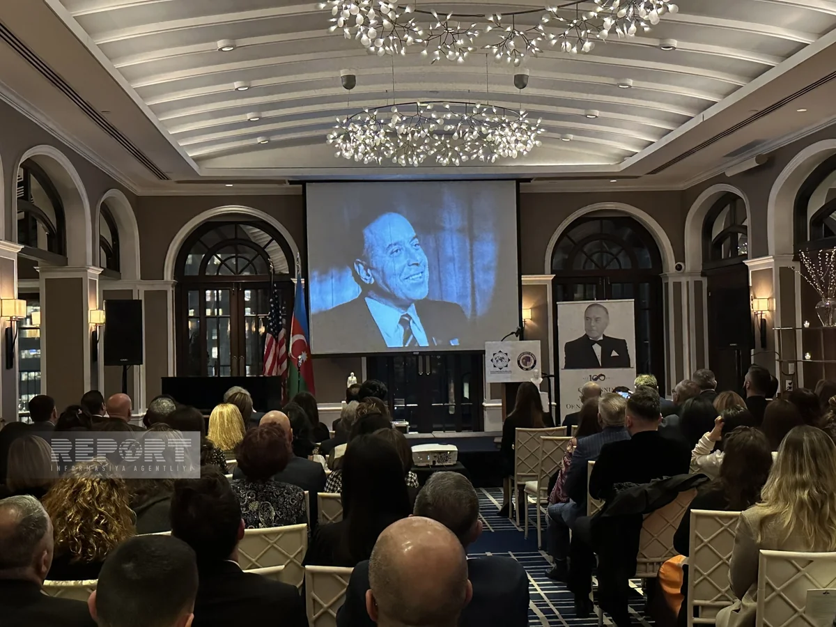 ABŞ-da Ümummilli Lider Heydər Əliyevin 100-cü ildönümü qeyd olunub
