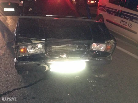 Bakıda kobud qayda pozan sürücü 4 avtomobilin toqquşmasına səbəb olub, xəsarət alanlar var - FOTO