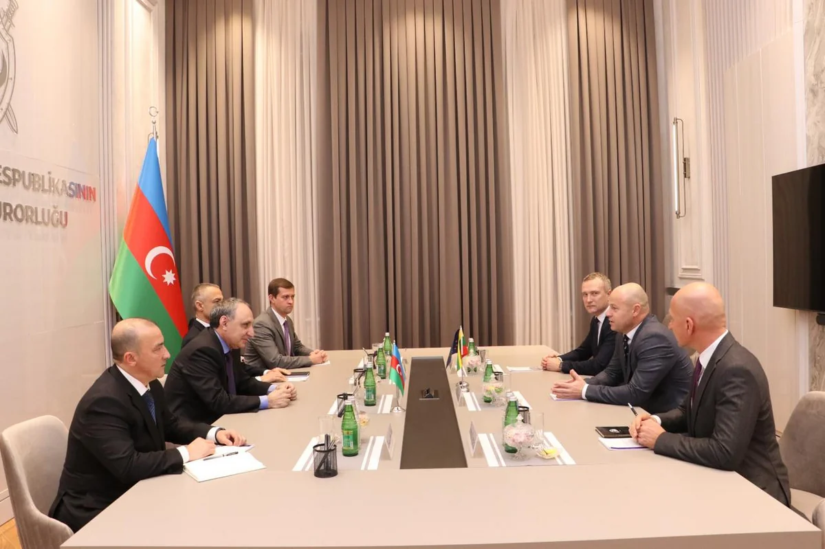 Baş prokuror Litva Xüsusi İstintaq Xidmətinin rəisinin birinci müavini ilə görüşüb