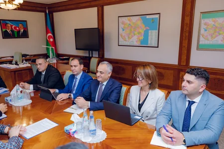 Prezidentin səlahiyyətli nümayəndəsi Naxçıvanda BMT rəsmisi ilə ekoloji məsələləri müzakirə edib