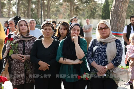 Şəhid Səbuhi Əhmədov İkinci Fəxri xiyabanda dəfn edilib - YENİLƏNİB