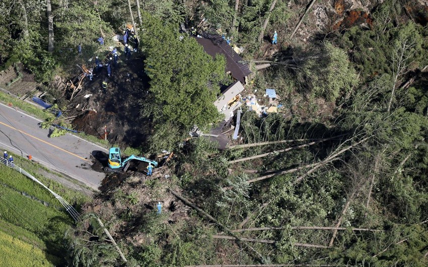 More than 30 people missing due to landslide in Japan -VIDEO