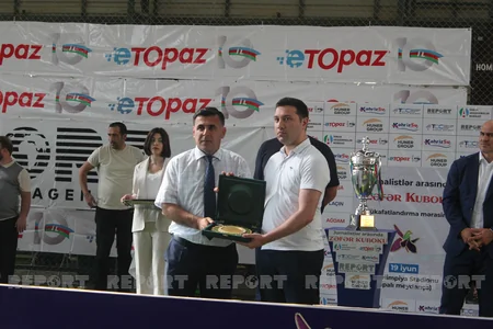 Zəfər Kubokunun qalibi və finalçısı mükafatlandırılıb