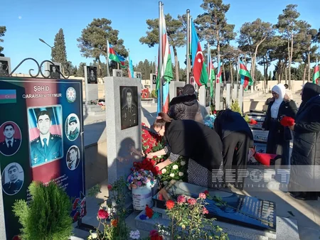 Qaraheybət faciəsində həlak olan DSX zabitlərinin xatirəsi yad edilib