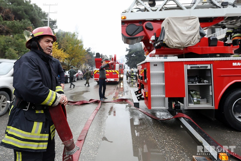 Bakıda fərdi yaşayış evlərində başlayan yanğın söndürülüb - ƏLAVƏ OLUNUB