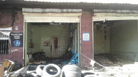 Bakıda avtoyuma məntəqəsində yanğın olub - FOTO - VİDEO - YENİLƏNİB