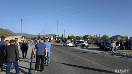 Şəkidə yük avtomobili piyadanı vurub - FOTO