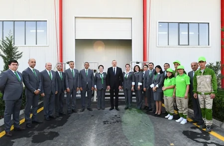 Ağdaşda Biyan Sənaye Parkının açılışı olub - YENİLƏNİB