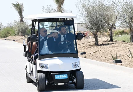 Prezident və Birinci xanım “Sea Breeze”də LANDAU Məktəbinin və “The Grand” apart hotelinin açılışında iştirak ediblər - YENİLƏNİB