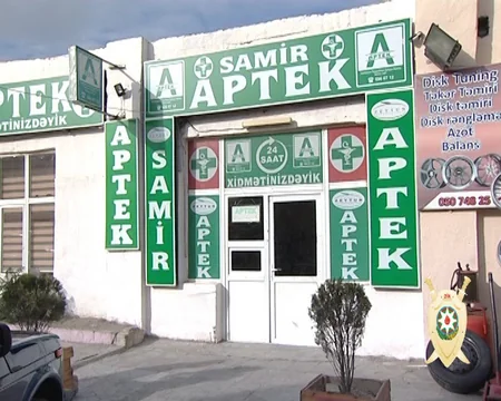 Bakıda aptekə basqın olub