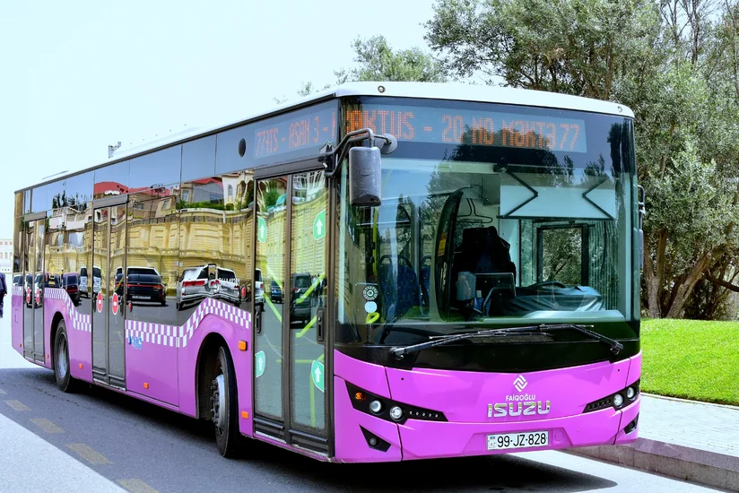 Bakıda 77 nömrəli avtobusda sərnişindaşımanın keyfiyyəti yaxşılaşdırılacaq
