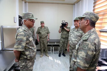 Azerbaijani Air Force military unit opens new residential complex