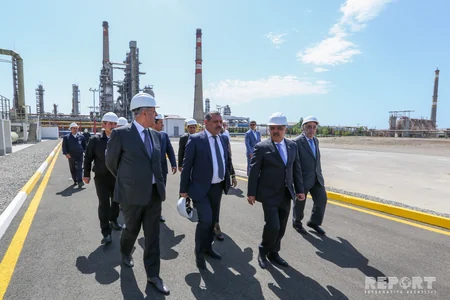 На НПЗ имени Гейдара Алиева запущена новая установка для охлаждения воды - ФОТО