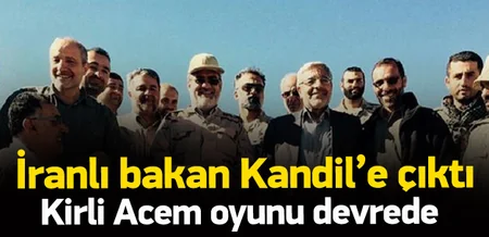 ​İranlı nazir terrorçu PKK-nın düşərgəsinin yerləşdiyi dağa qalxıb