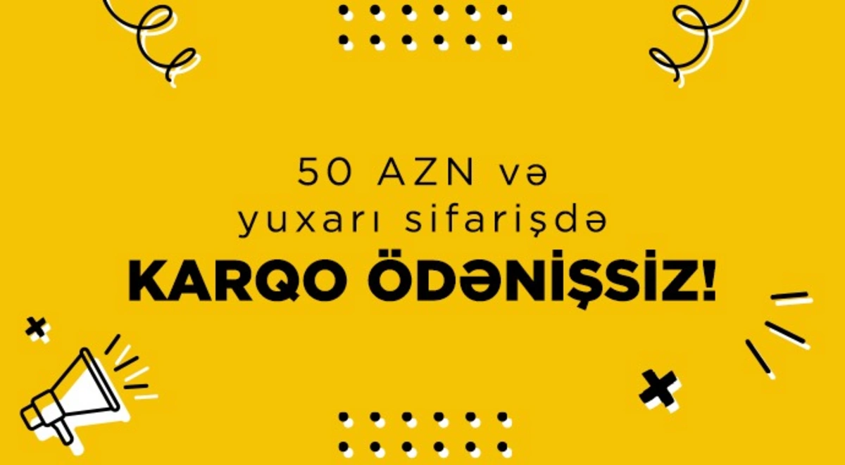 Trendyol offers free delivery for orders over 50 AZN