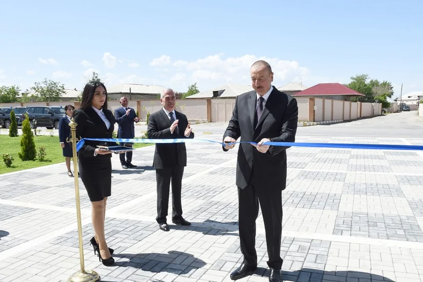 President Ilham Aliyev inaugurated secondary school 6 in Garakhanbayli administrative district, Nakhchivan